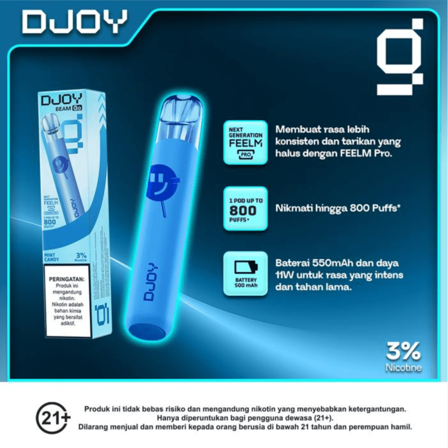 Djoy Beam Go Mint Candy Rokok Elektrik