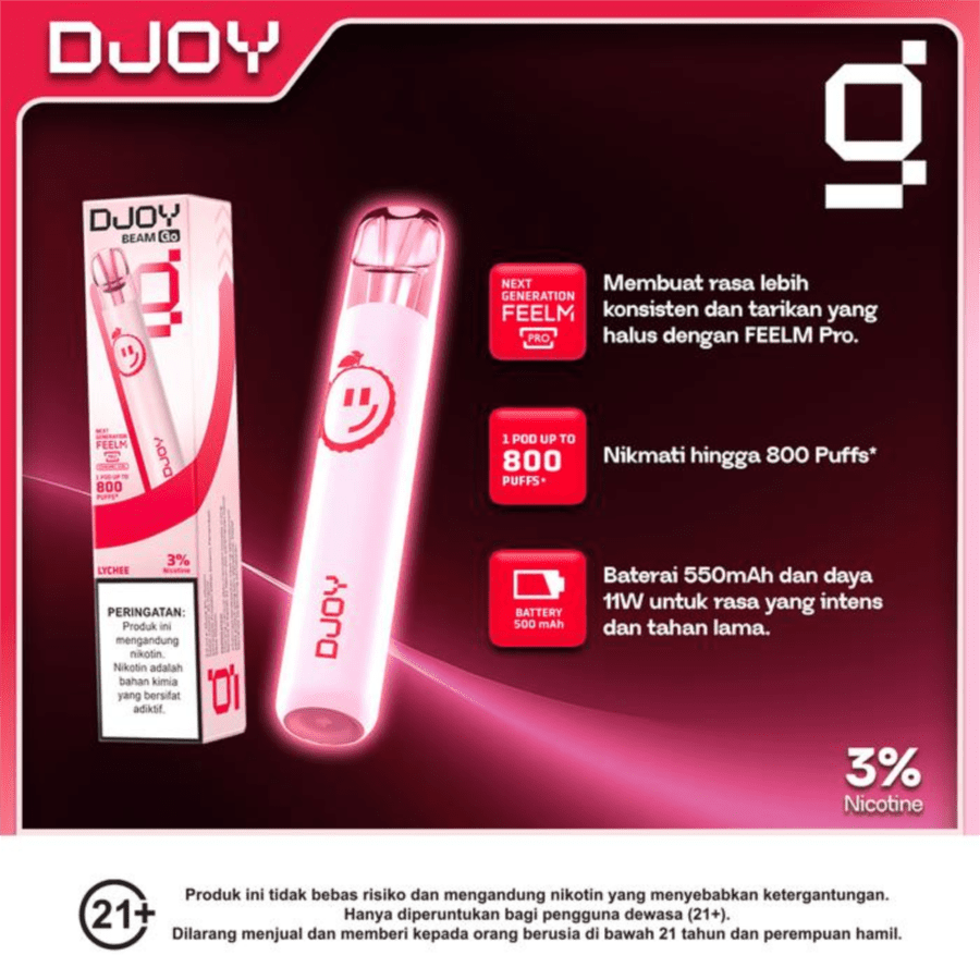 Djoy Beam Go Lychee Rokok Elektrik