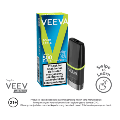 Veeva Sour Apple 3.5% Rokok Elektrik