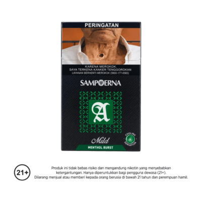 Sampoerna A Mild Menthol Burst Filter Rokok Batang