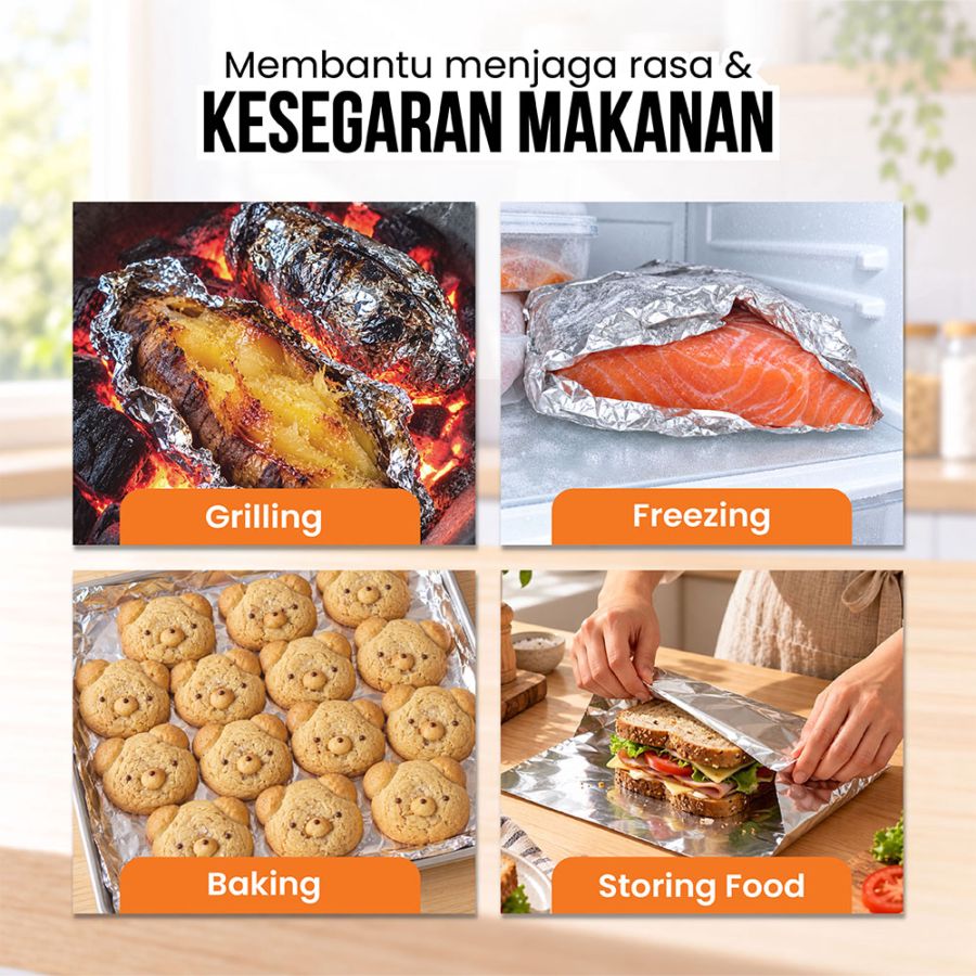 Bagus Aluminium Foil 7.2 M x 30 cm 7.2 m x 30 cm