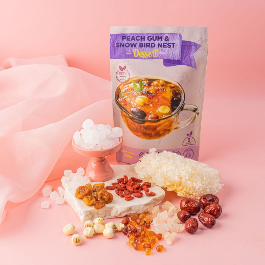 Chrystea Peach Gum & Snow Bird Nest Dessert Small
