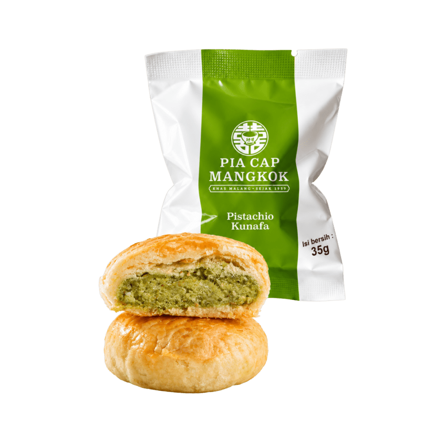 Pia Cap Mangkok Pistachio Kunafa isi 6 Khas Malang 210gram