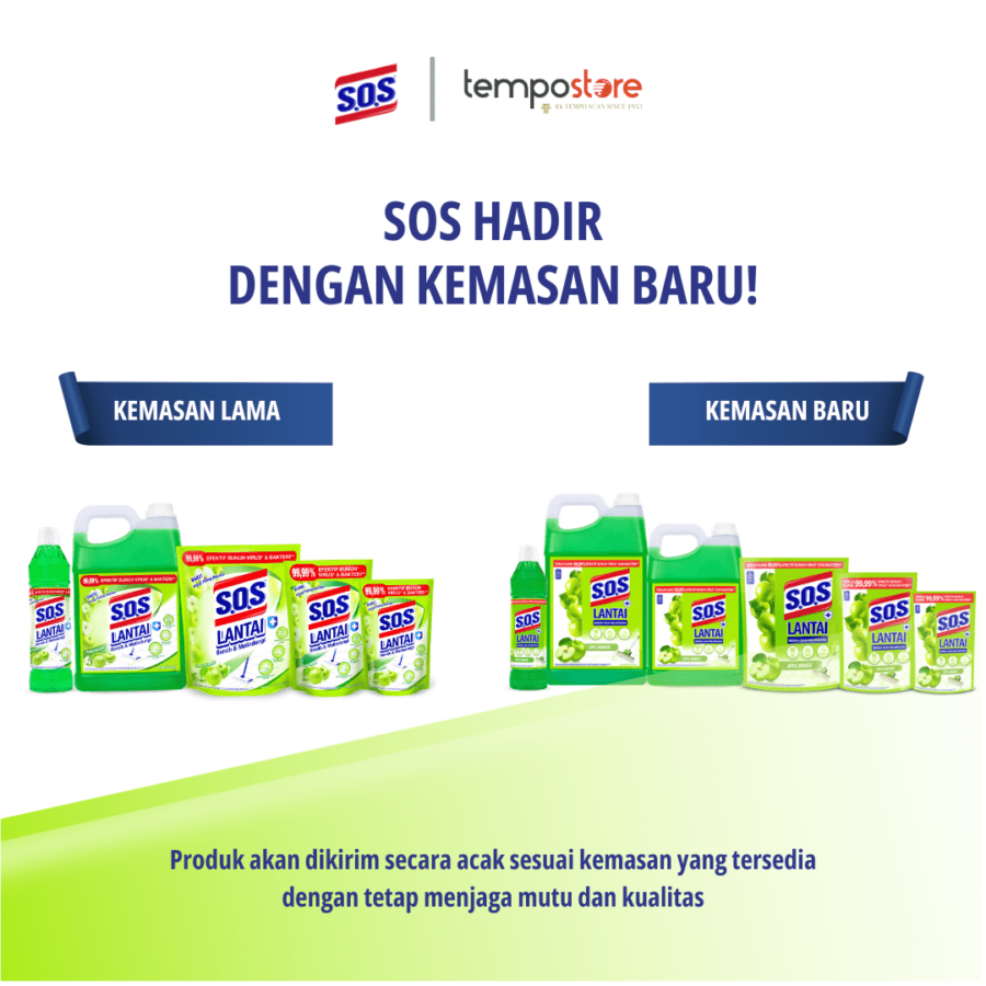SOS Apple Wonder Pembersih Lantai Refill