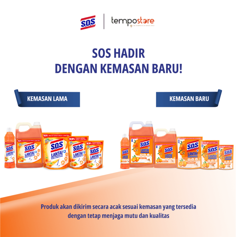 SOS Orange Splash Pembersih Lantai