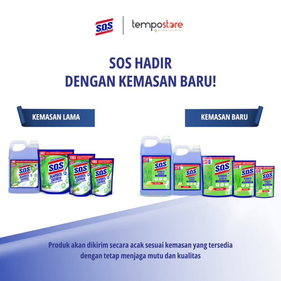 SOS Karbol Sereh Lemon Pembersih Lantai Jerigen