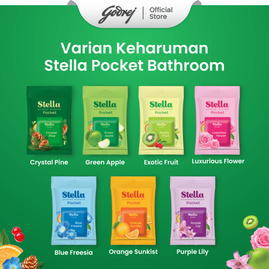 Stella Pocket Bathroom Crystal Pine Pengharum Kamar Mandi