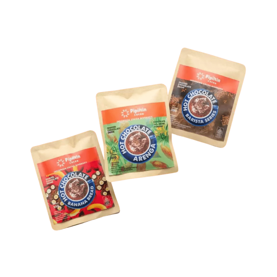 Pipiltin Cocoa Chocolate Drink Single Portion Sachet 3 x 25gr