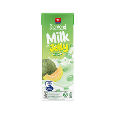 Diamond Milk Jelly Melon Susu UHT
