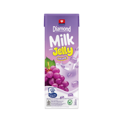 Diamond Milk Jelly Grape Susu UHT