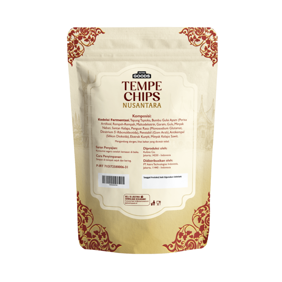 Tempe Chips Nusantara Gulai Ayam 60gram
