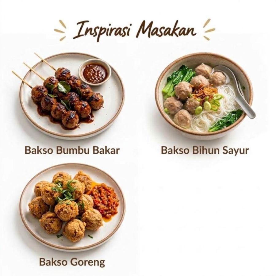 Bakso Polos Kombinasi Sapi dan Ayam Astro Goods