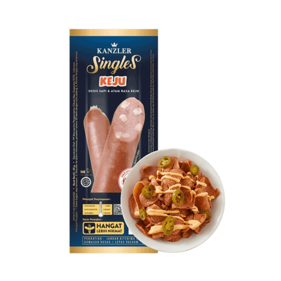 Kanzler Singles Keju Ready to Eat Sausages