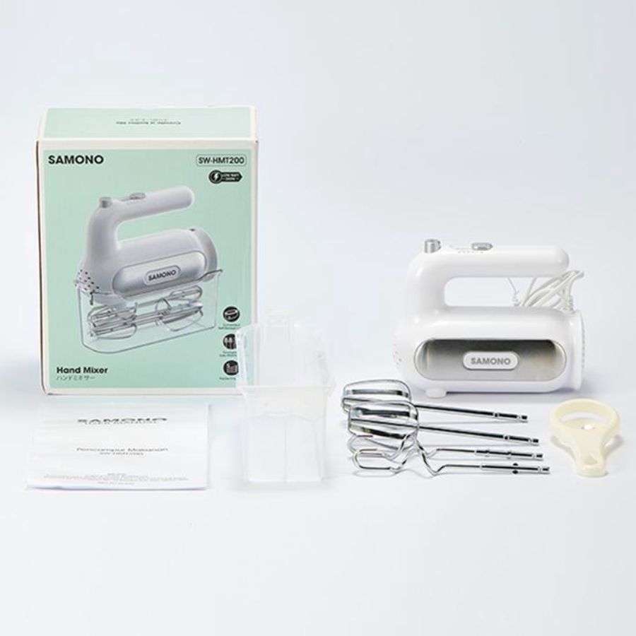 Samono Hand Mixer Turbo 200W SW-HMT200 White