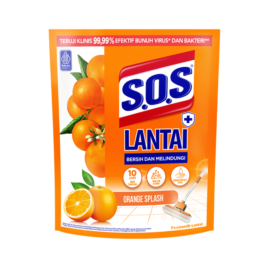 SOS Orange Splash Pembersih Lantai
