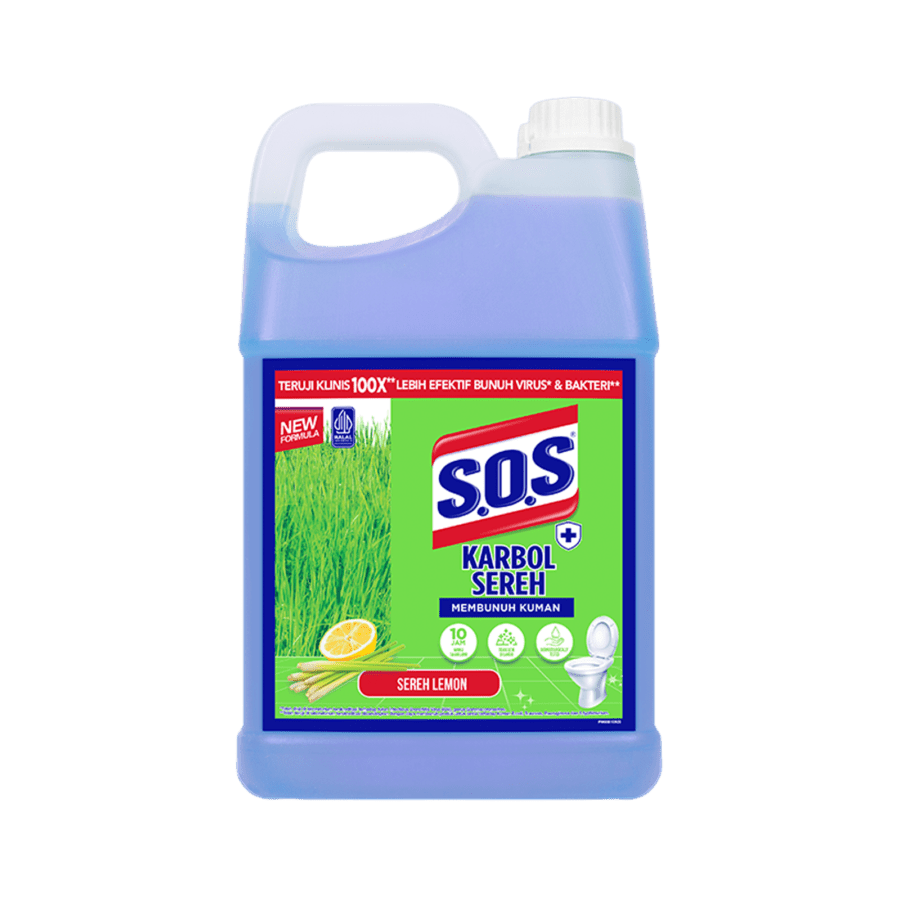 SOS Karbol Sereh Lemon Pembersih Lantai Jerigen