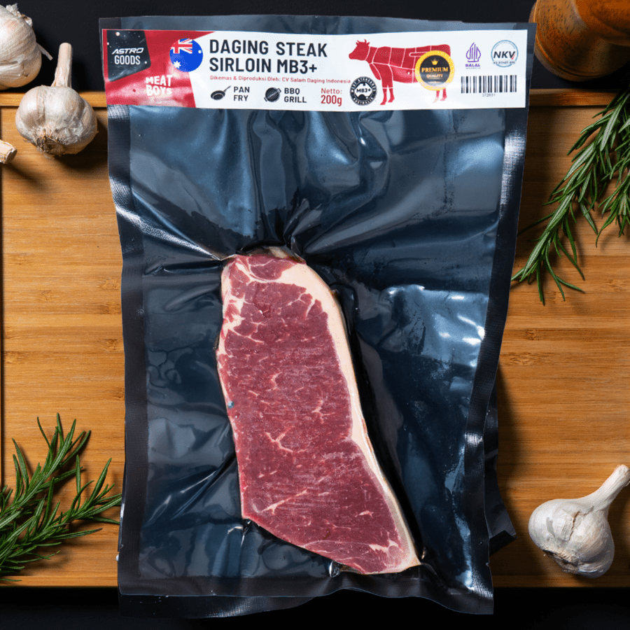 Sirloin Angus MB3+ Steak AUS Meatboys x Astro Farm