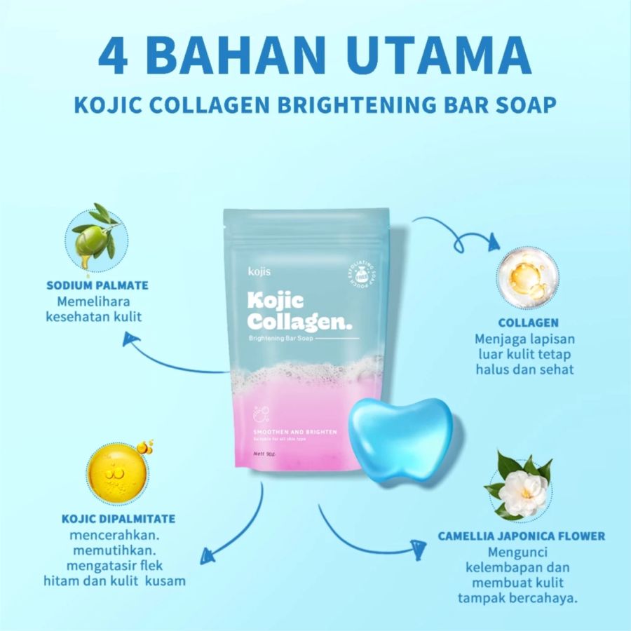 Kojis Kojic Collagen Brightening Barsoap 100gram