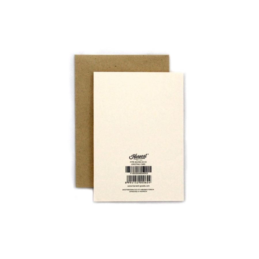 Harvest Goods Fitri Agung 02 Kartu Ucapan Lebaran 1pcs