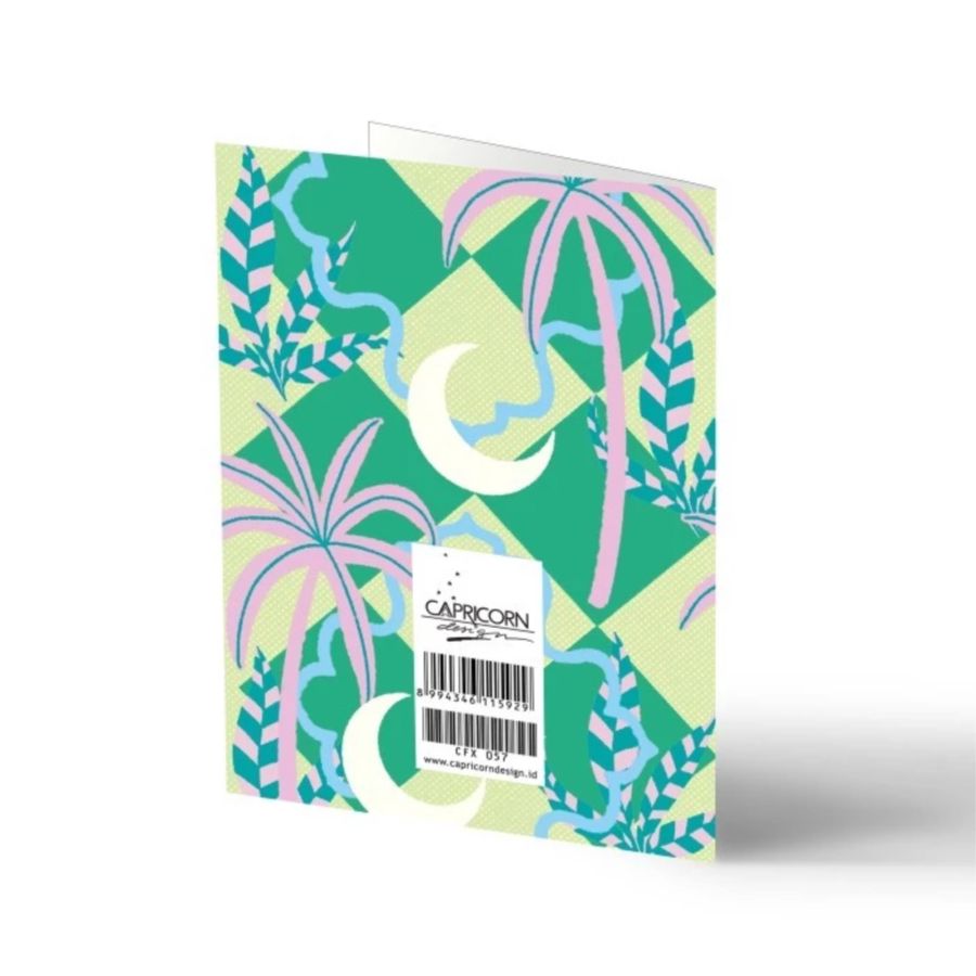 Capricorn Design Art Carton CFX057 Kartu Ucapan Lebaran 1pcs