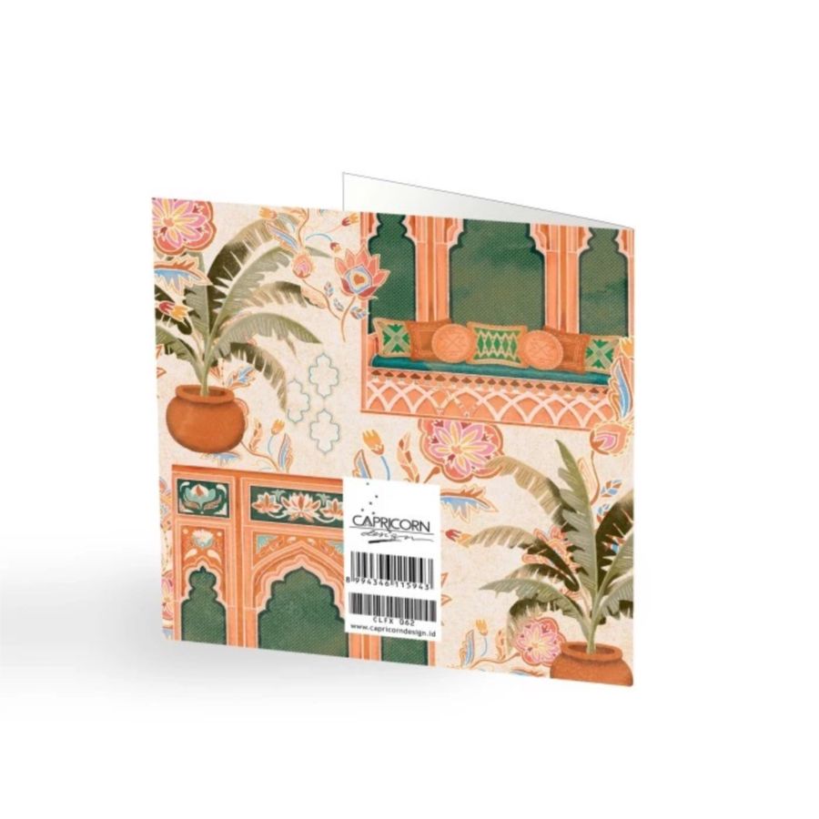 Capricorn Design Art Carton Ivory CLFX062 Kartu Ucapan Lebaran 1pcs
