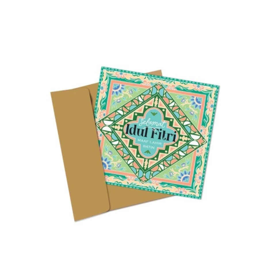 Capricorn Design Art Carton Ivory CLFX063 Kartu Ucapan Lebaran 1pcs