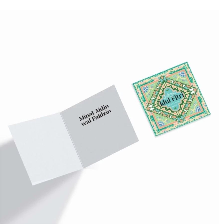 Capricorn Design Art Carton Ivory CLFX063 Kartu Ucapan Lebaran 1pcs