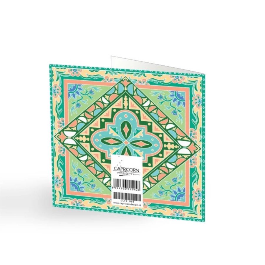 Capricorn Design Art Carton Ivory CLFX063 Kartu Ucapan Lebaran 1pcs