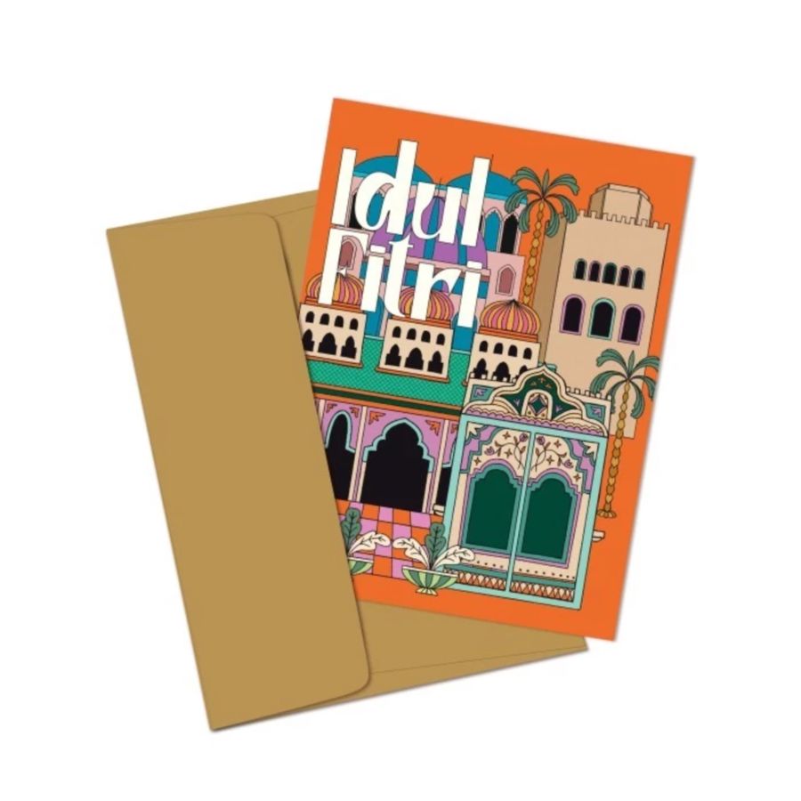 Capricorn Design Art Carton CFX047 Kartu Ucapan Lebaran 1pcs