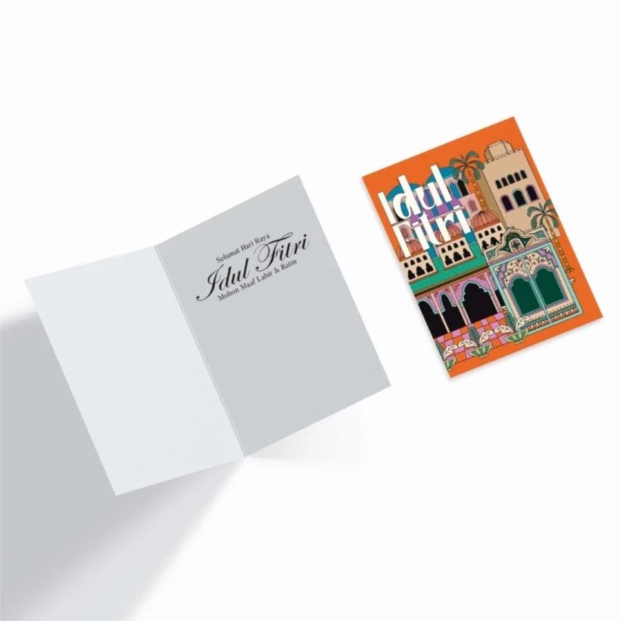 Capricorn Design Art Carton CFX047 Kartu Ucapan Lebaran 1pcs