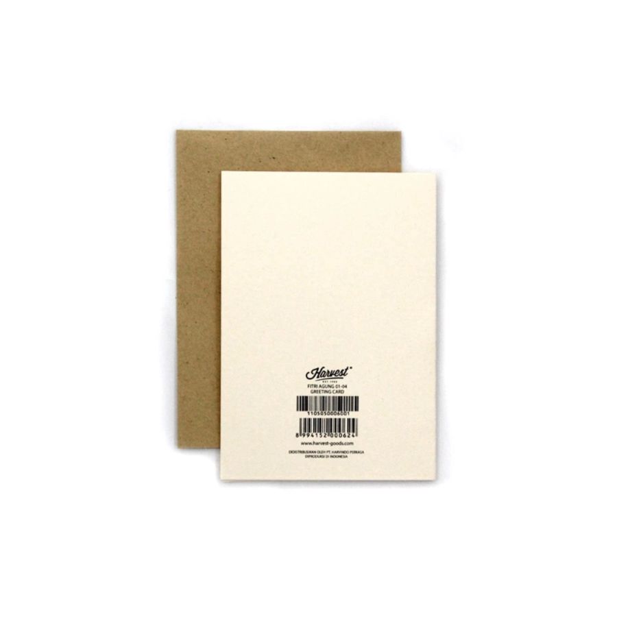 Harvest Goods Fitri Agung 01 Kartu Ucapan Lebaran 1pcs