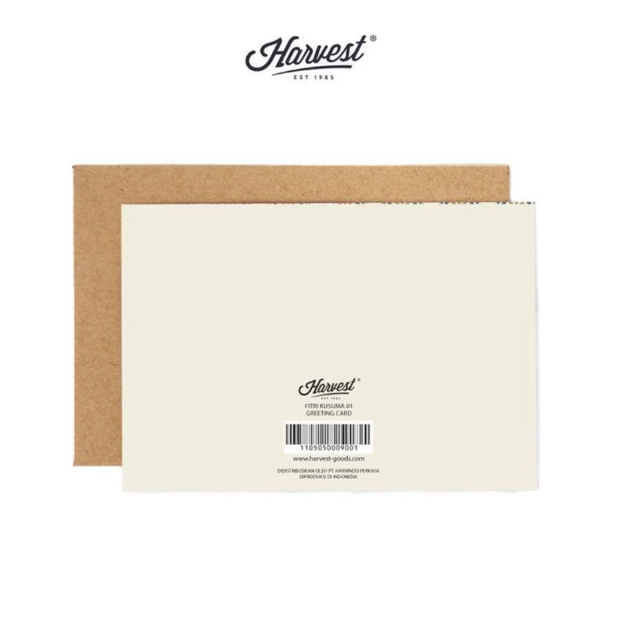 Harvest Goods Fitri Kusuma 01 Kartu Ucapan Lebaran 1pcs