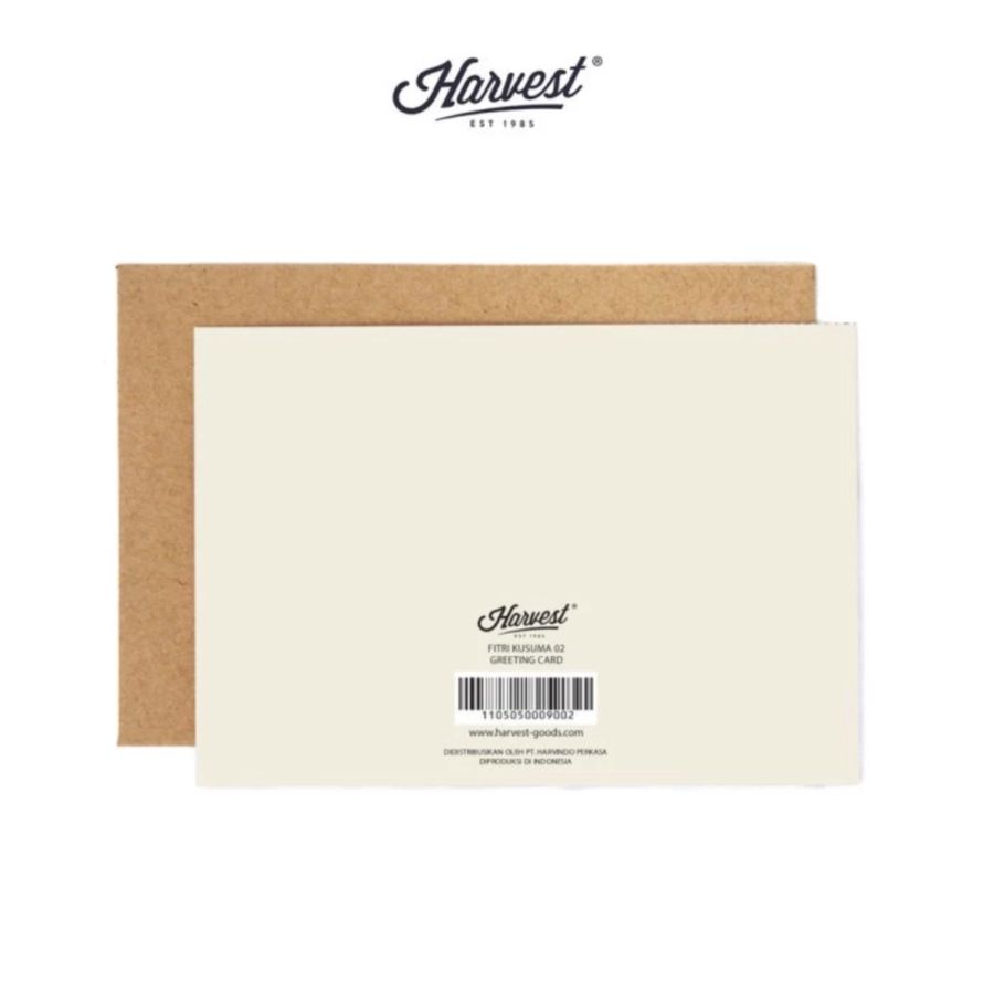Harvest Goods Fitri Kusuma 02 Kartu Ucapan Lebaran 1pcs
