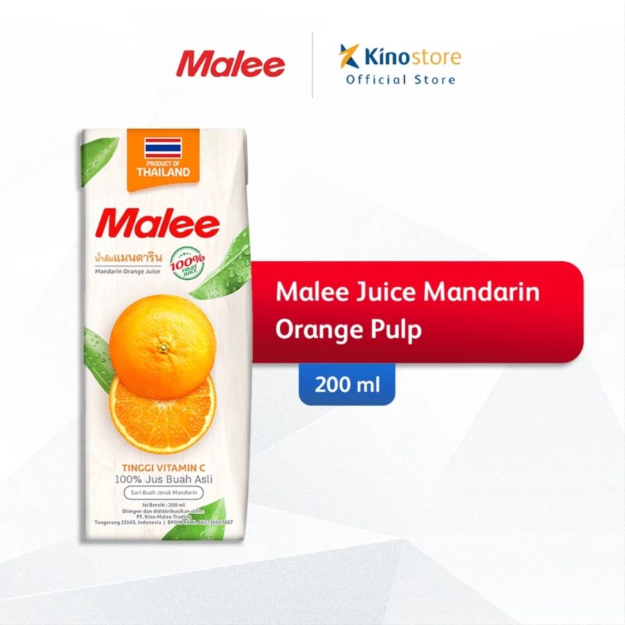 Malee Mandarin Orange Juice with Pulp 200ml
