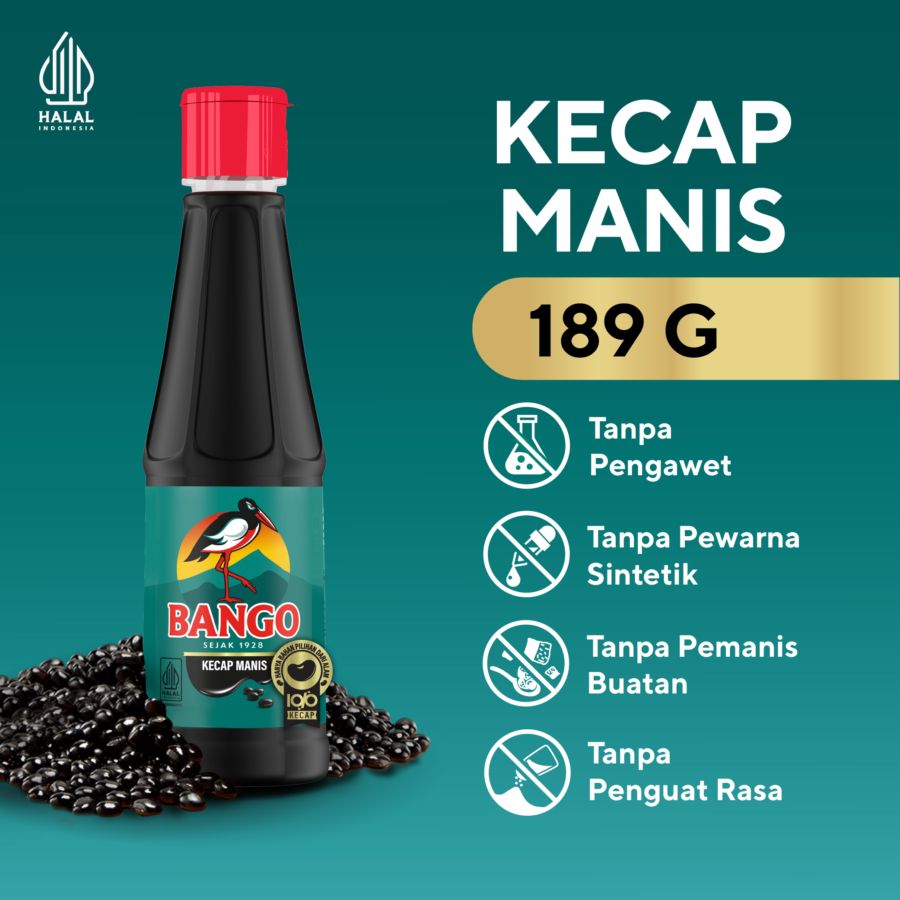 Bango Kecap Manis Botol 189gram