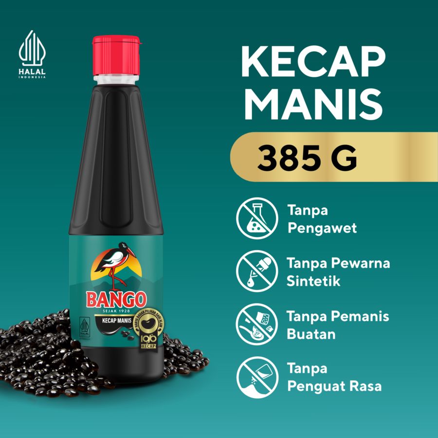 Bango Kecap Manis Botol 385gram