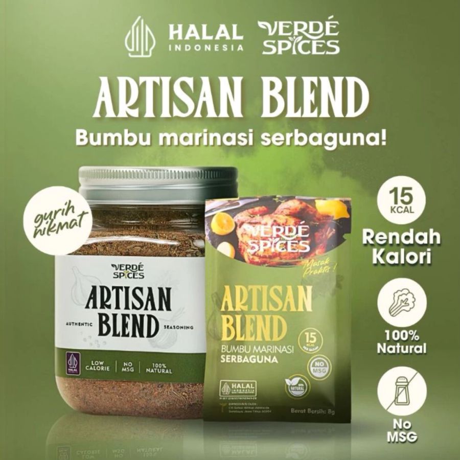 Verde Spices Artisan Blend Bumbu Marinasi Jar 100gram