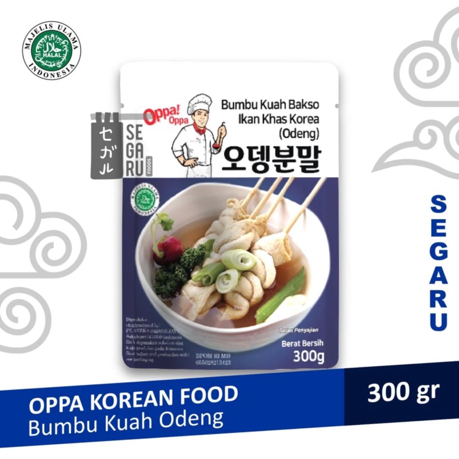Oppa! Oppa Bumbu Kuah Bakso Ikan Khas Korea Odeng 300gr 300gram