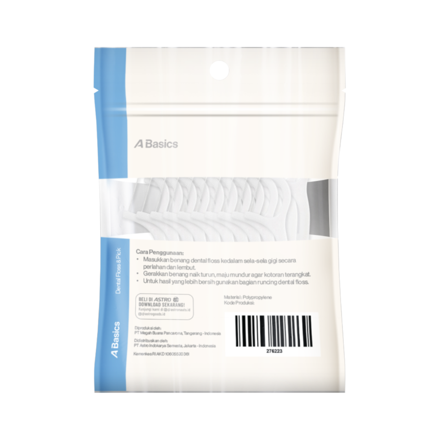 Dental Floss & Pick A Basics 30pcs