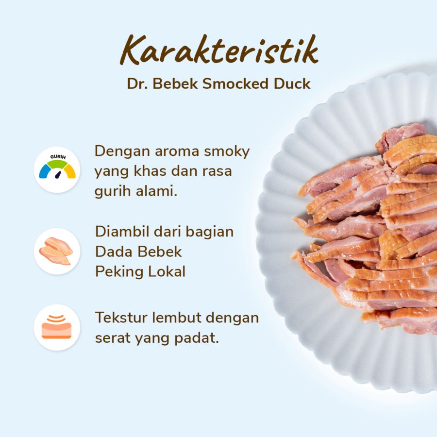 Dr. Bebek Smoked Duck 200gram 200gram