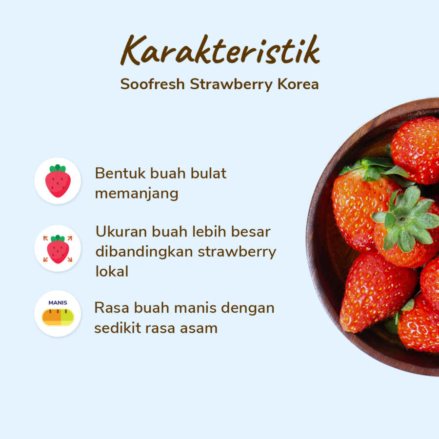 Soofresh Strawberry Korea 250gram