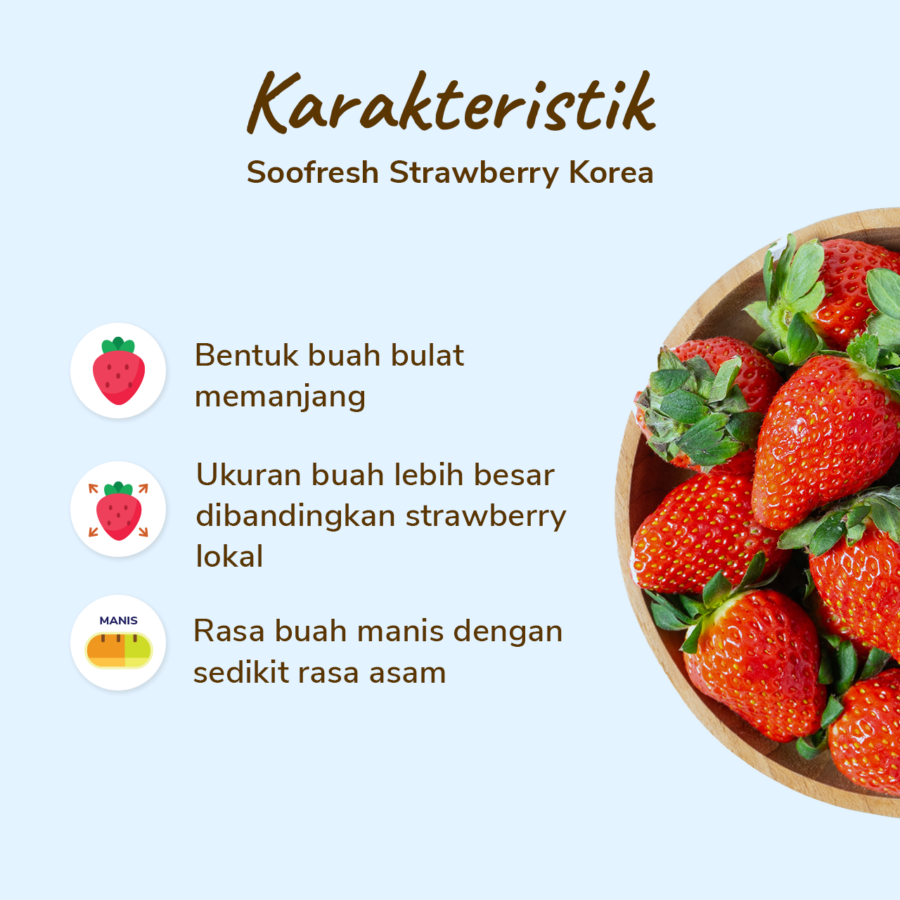 Soofresh Strawberry Korea 120gram