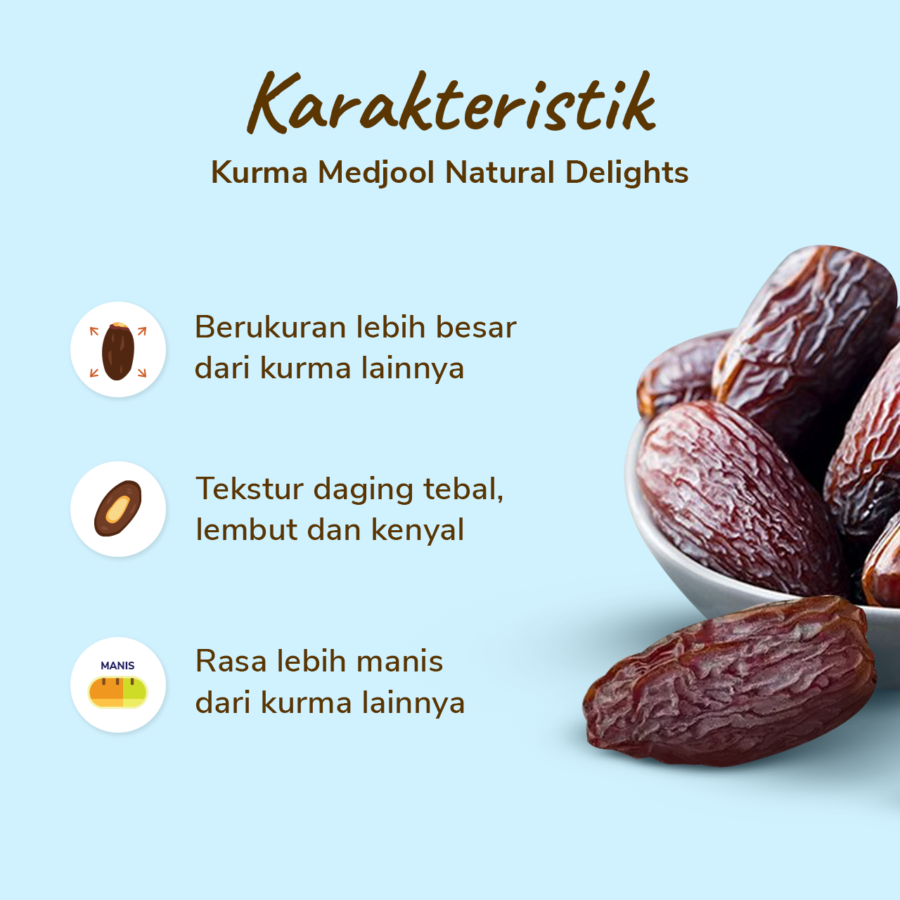 Natural Delights Premium Kurma Medjool 340gram