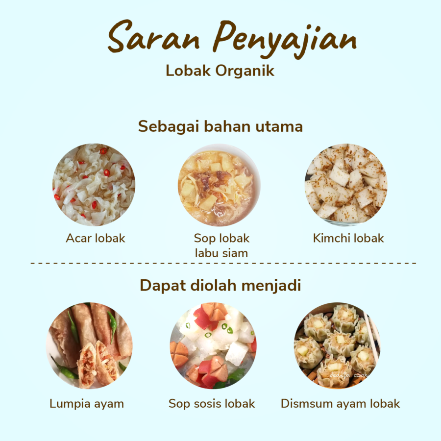 Lobak Organik 500gram