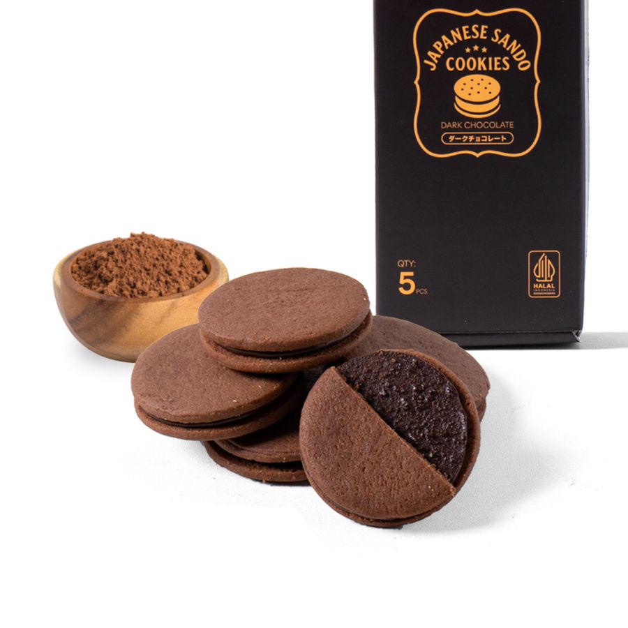 Japanese Sando Cookies Dark Chocolate Astro Goods 5 pcs 1pcs