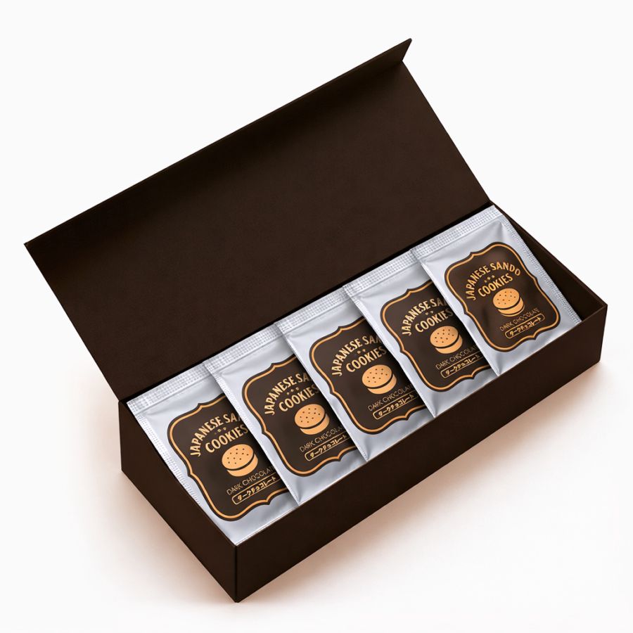 Japanese Sando Cookies Dark Chocolate Astro Goods 5 pcs 1pcs