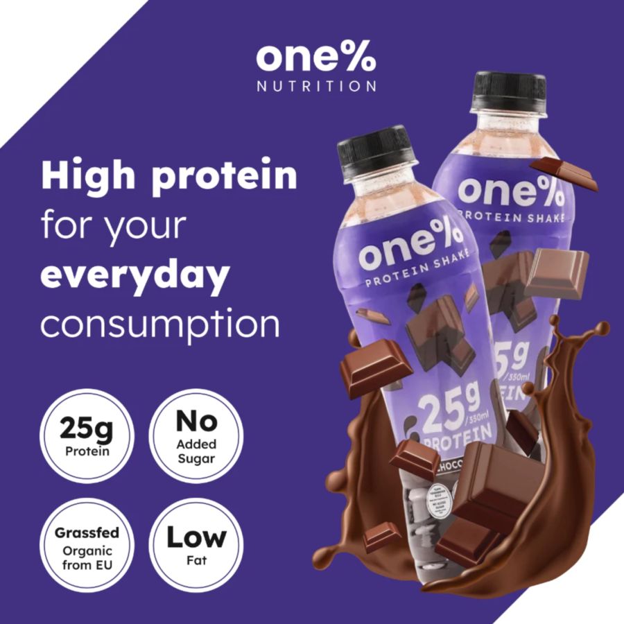 One% Chocolate Protein Shake 350ml