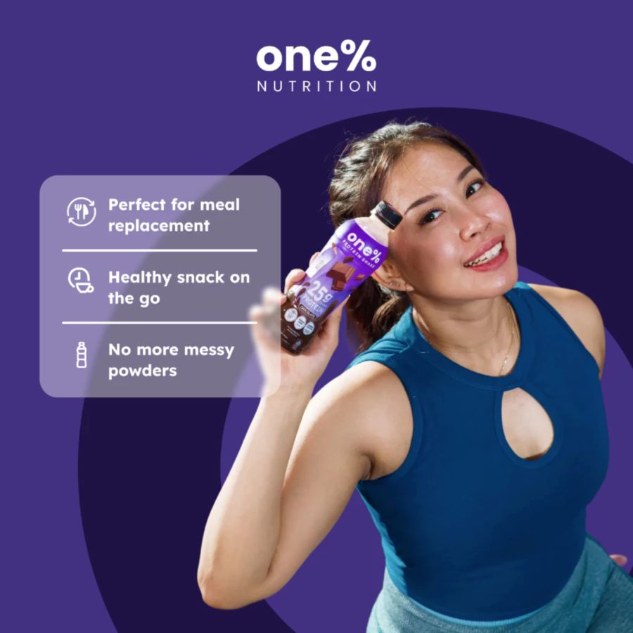 One% Chocolate Protein Shake 350ml