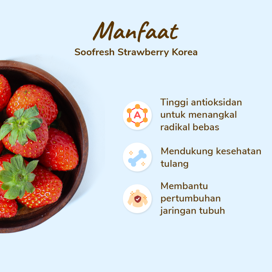Soofresh Strawberry Korea 250gram