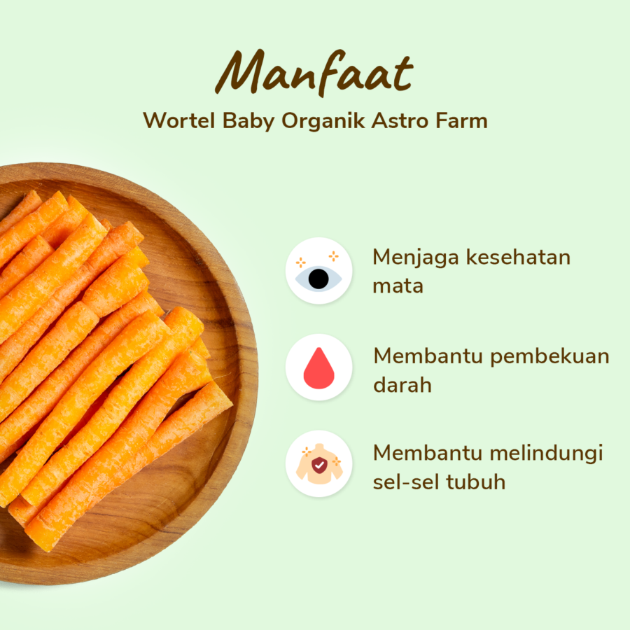 Wortel Baby Organik 250gram